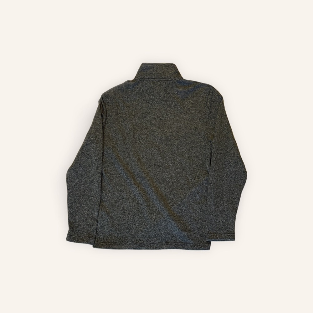 Izod Men's Charcoal Quarter Zip Sweater